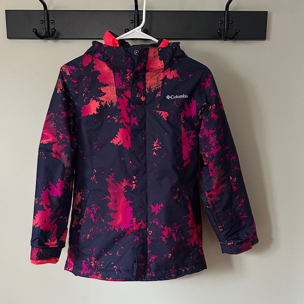 Columbia Kids' Navy and Pink 3-in-1 Whirlibird Coat